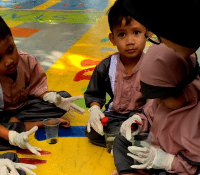 praktik sains di paud tk it impianku malang