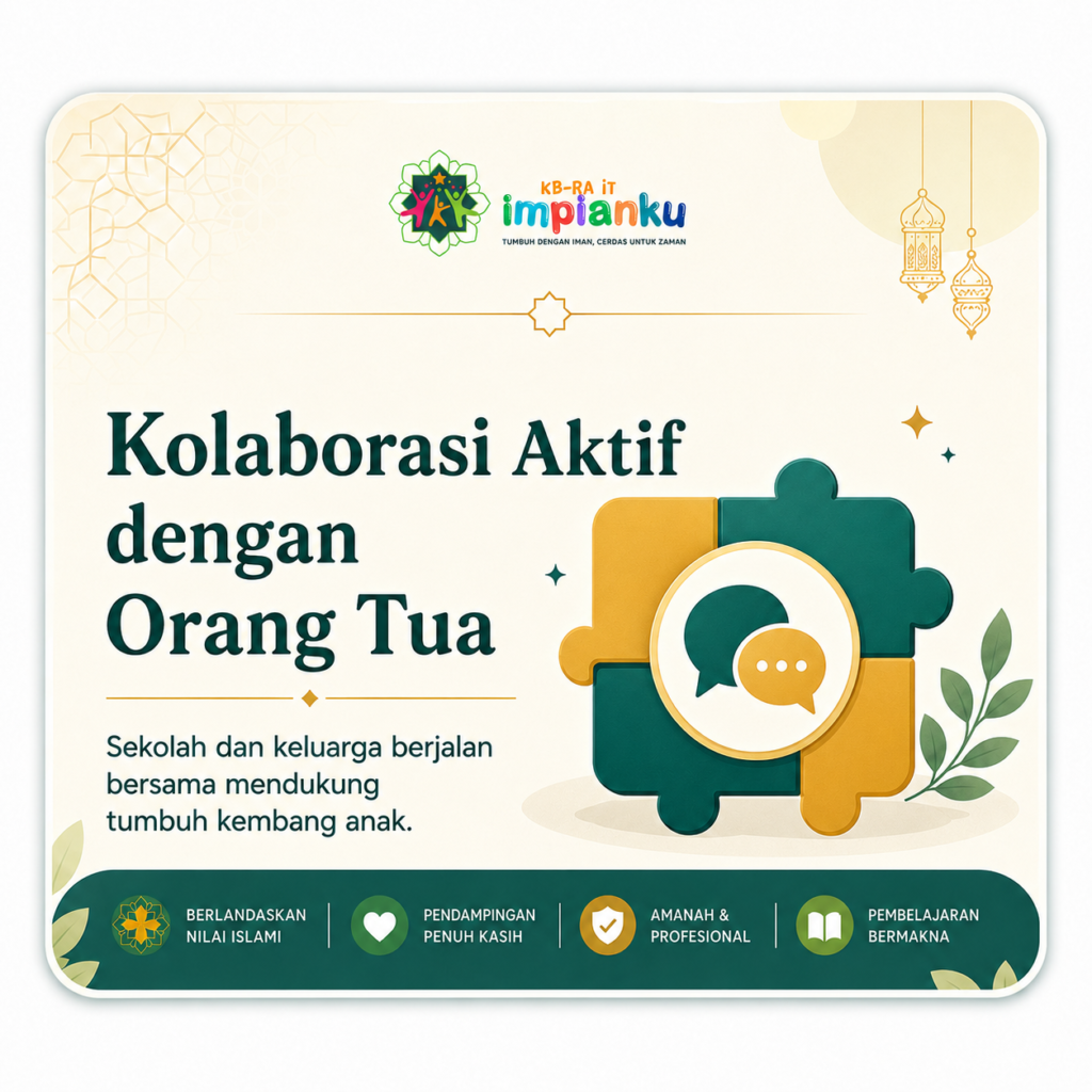 paud dan tk it impianku malang melibatkan peran orang tua secara aktif dalam pendidikan anak