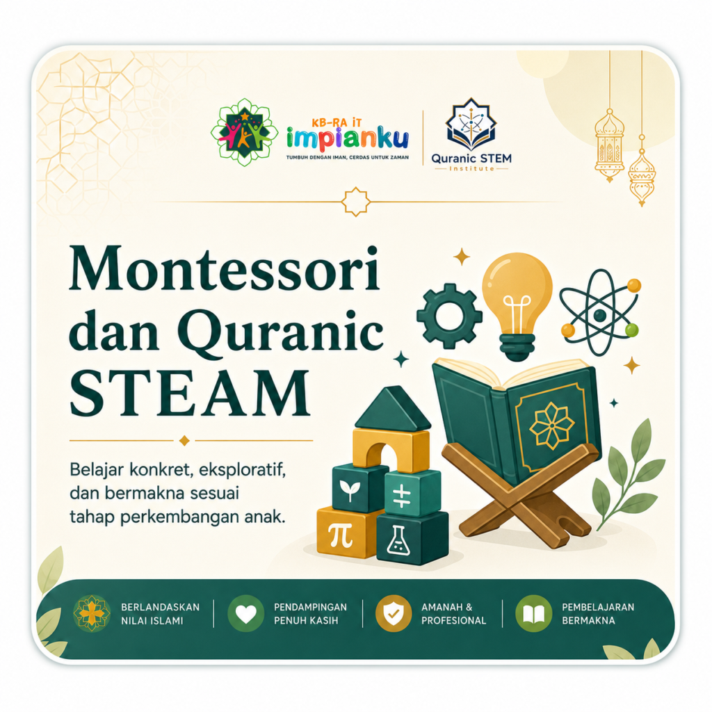 kelompok bermain di malang dengan metode montessori dan quranic steam