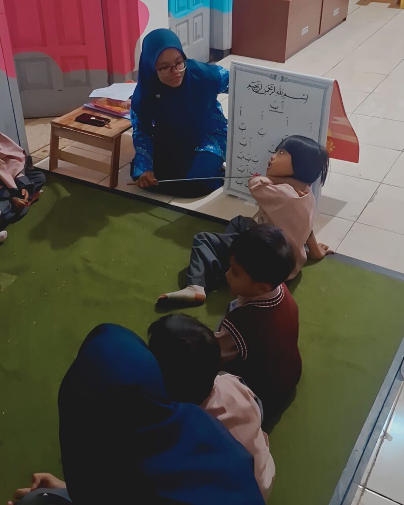 foto kegiatan program tahfidz PAUD di TK IT Impianku Malang