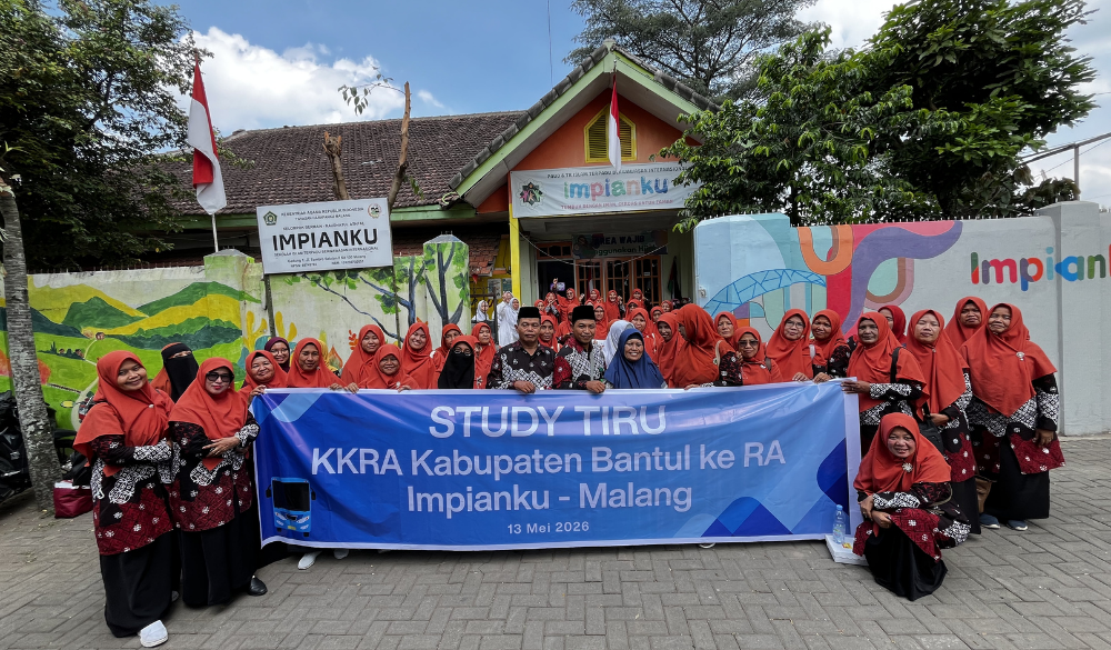 KB-RA IT Impianku mendapatkan kunjungan studi tiru sebagai paud dan tk terbaik di malang